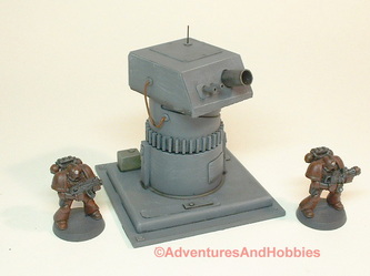 Remote weapons turret with cannon and dual heavy machine guns - UniversalTerrain.com