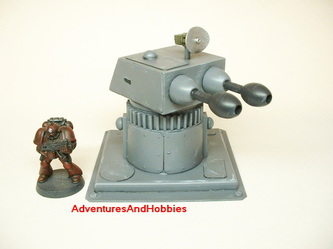 Remote weapons turret with dual blaster cannons - UniversalTerrain.com