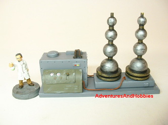 Mad science laboratory equipment with twin towers - UniversalTerrain.com