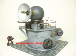Mad scientist's Solar Ray Projector for 25-28mm scale miniature gaming - UniversalTerrain.com